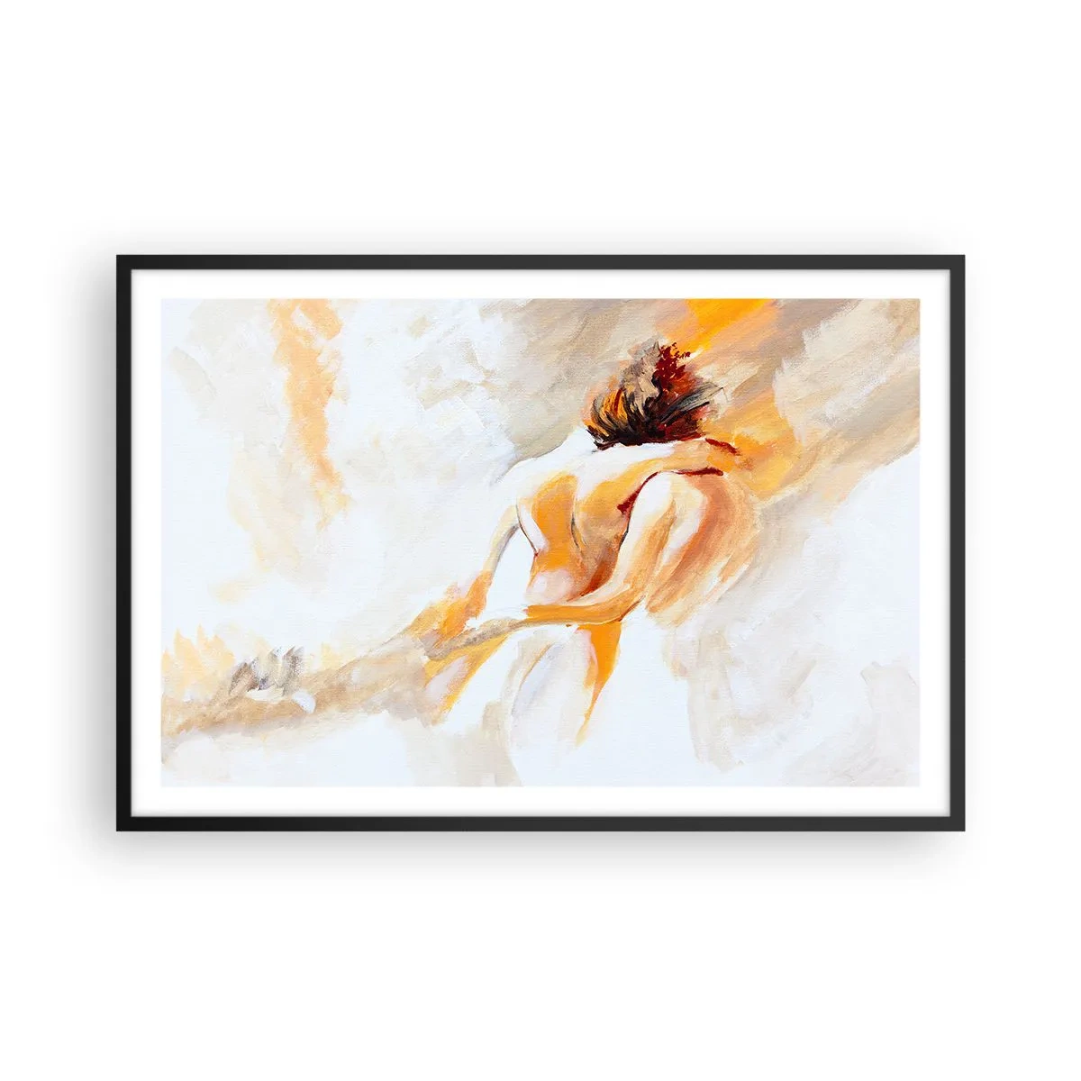 Poster în ramă neagră - În cerul proximității - 91x61 cm