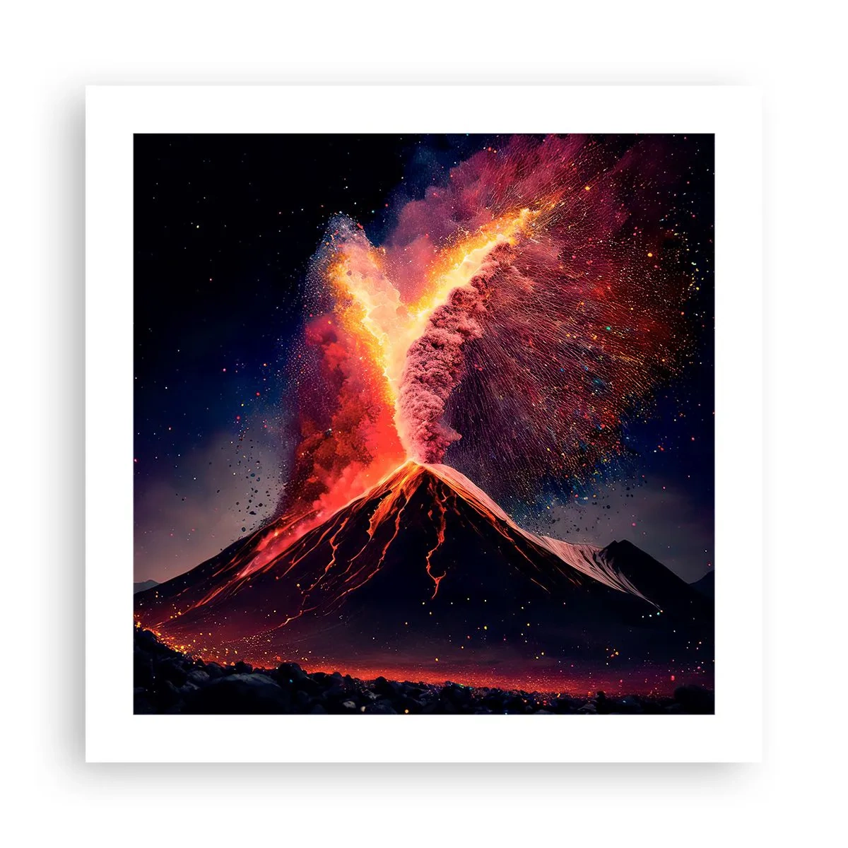 Poster - Frumusețe și groază - 50x50 cm