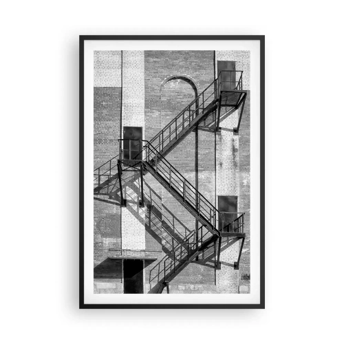 Poster în ramă neagră - Stil industrial - 61x91 cm
