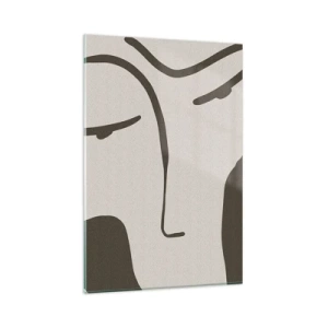 Tablou pe sticlă - Ca într-un tablou de Modigliani - 80x120 cm