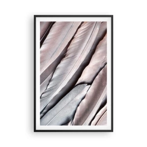 Poster în ramă neagră - Argintul roz - 61x91 cm