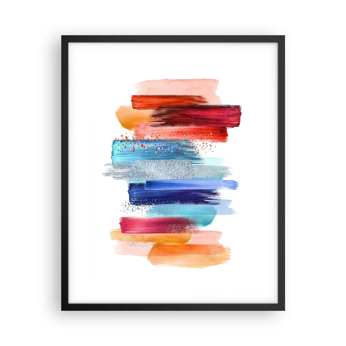 Poster în ramă neagră - Sus și jos  - 40x50 cm