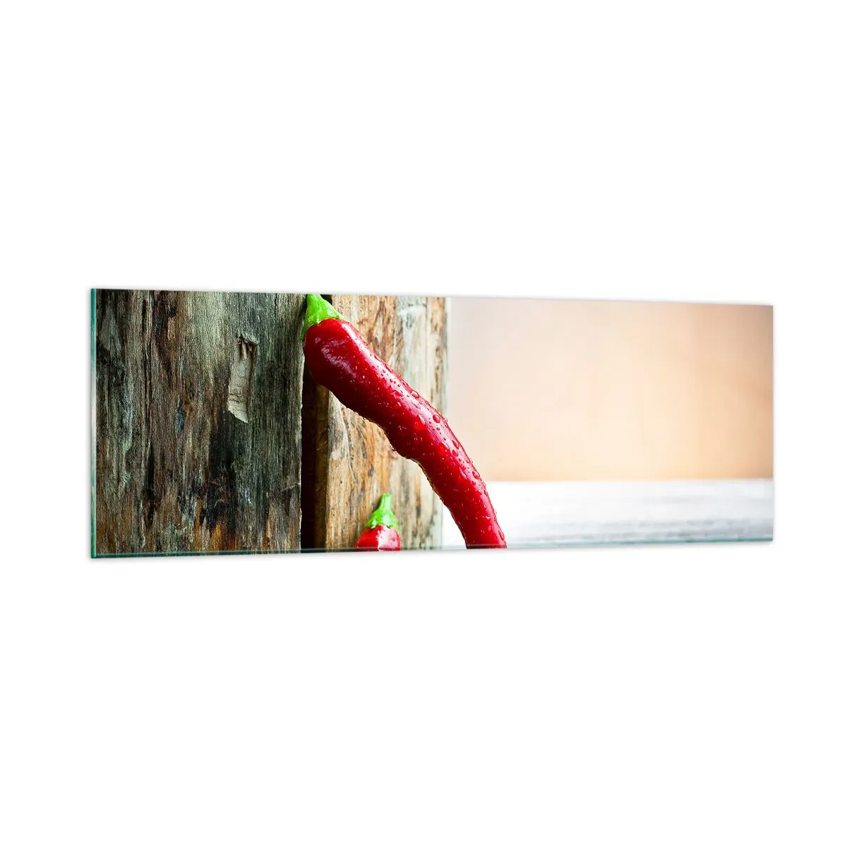 Tablou pe sticlă - Red hot chili peppers - 90x30 cm