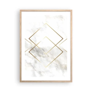 Poster în ramă de stejar deschis - Vedere spre infinit - 50x70 cm