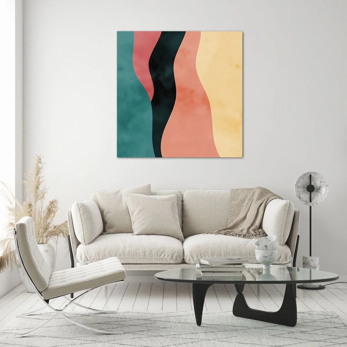 Tablou pe sticlă - Neconformitate compatibilă - 60x60 cm