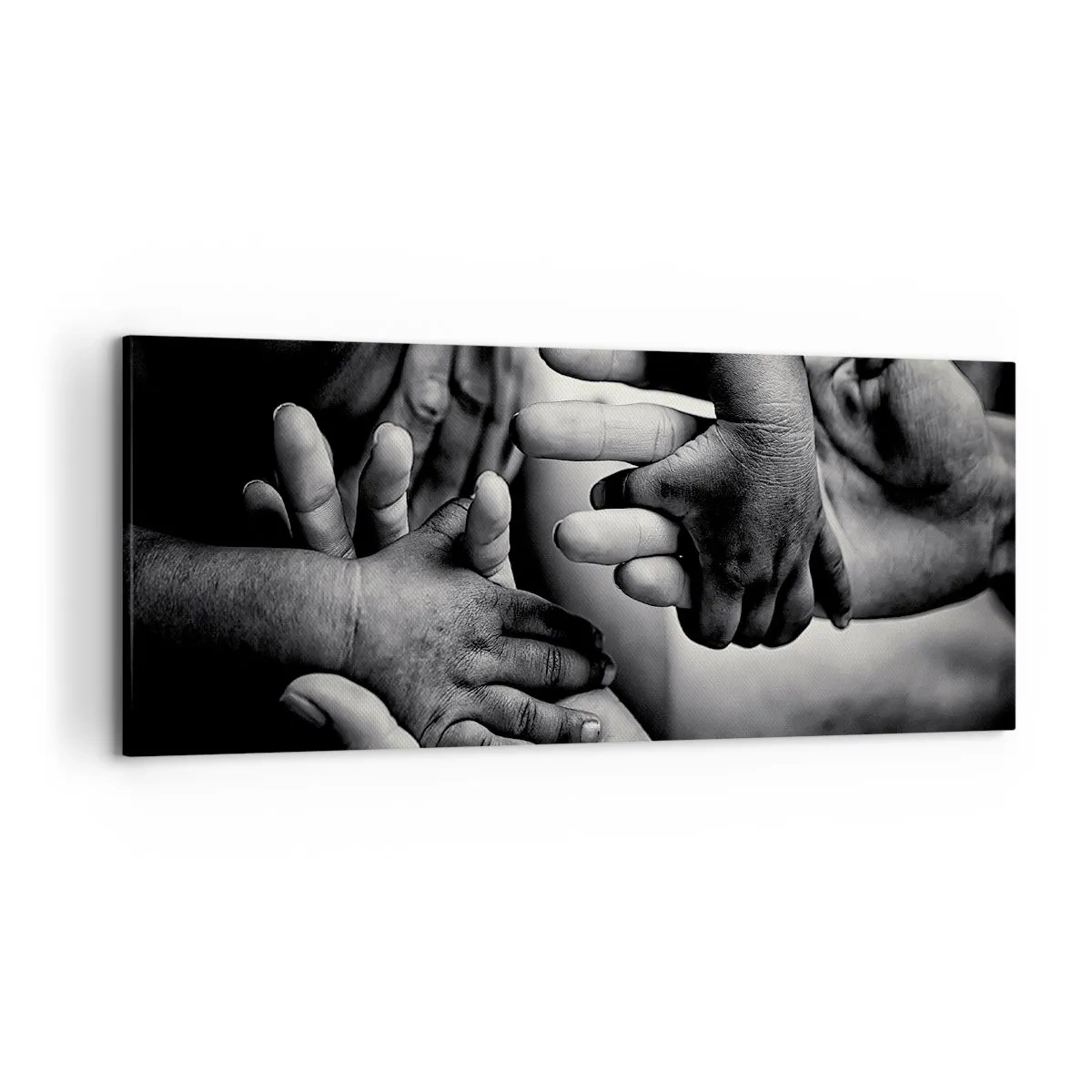 Tablou pe pânză - A fi om - 120x50 cm