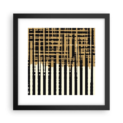 Poster în ramă neagră - Abstracție arhitecturală - 30x30 cm