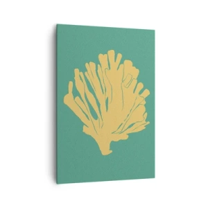 Tablou pe pânză - Tufișul din pădurea subacvatică - 70x100 cm