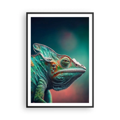 Poster în ramă neagră - Mă poți vedea? Nu e bine... - 70x100 cm