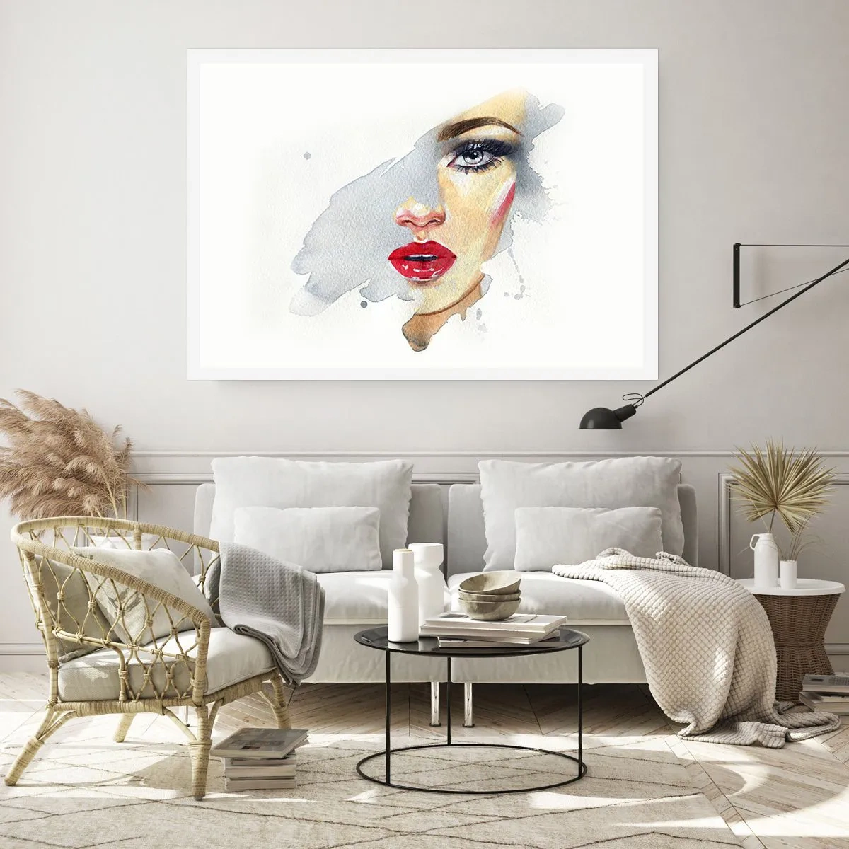 Poster - Reflecție într-o picătură de apă - 70x50 cm
