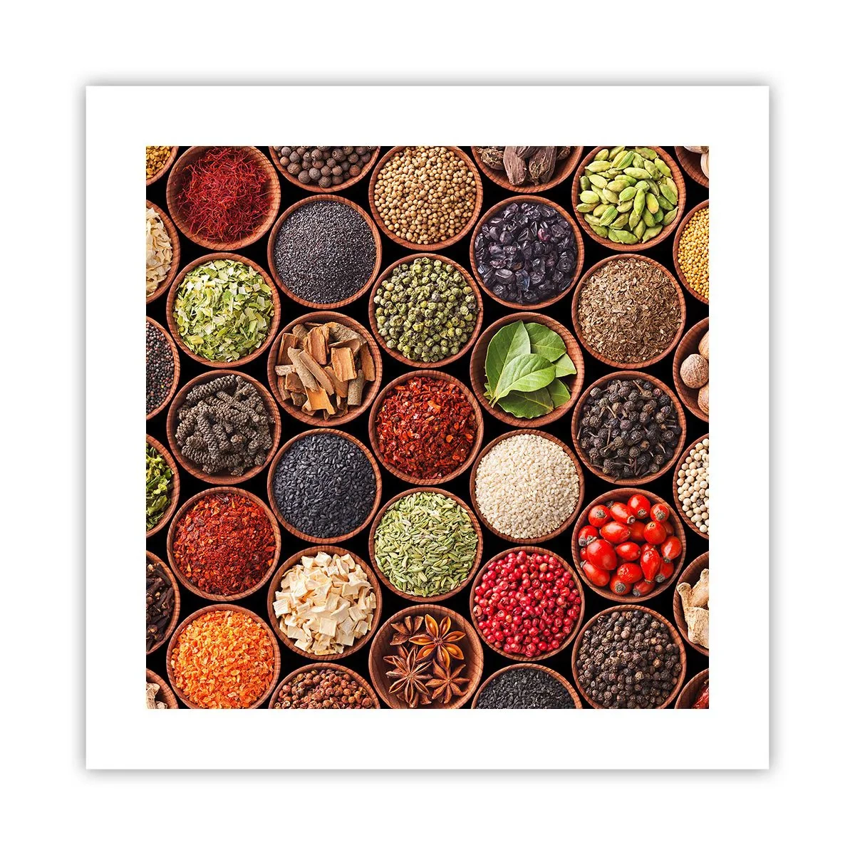 Poster - Toate gusturile lumii - 40x40 cm
