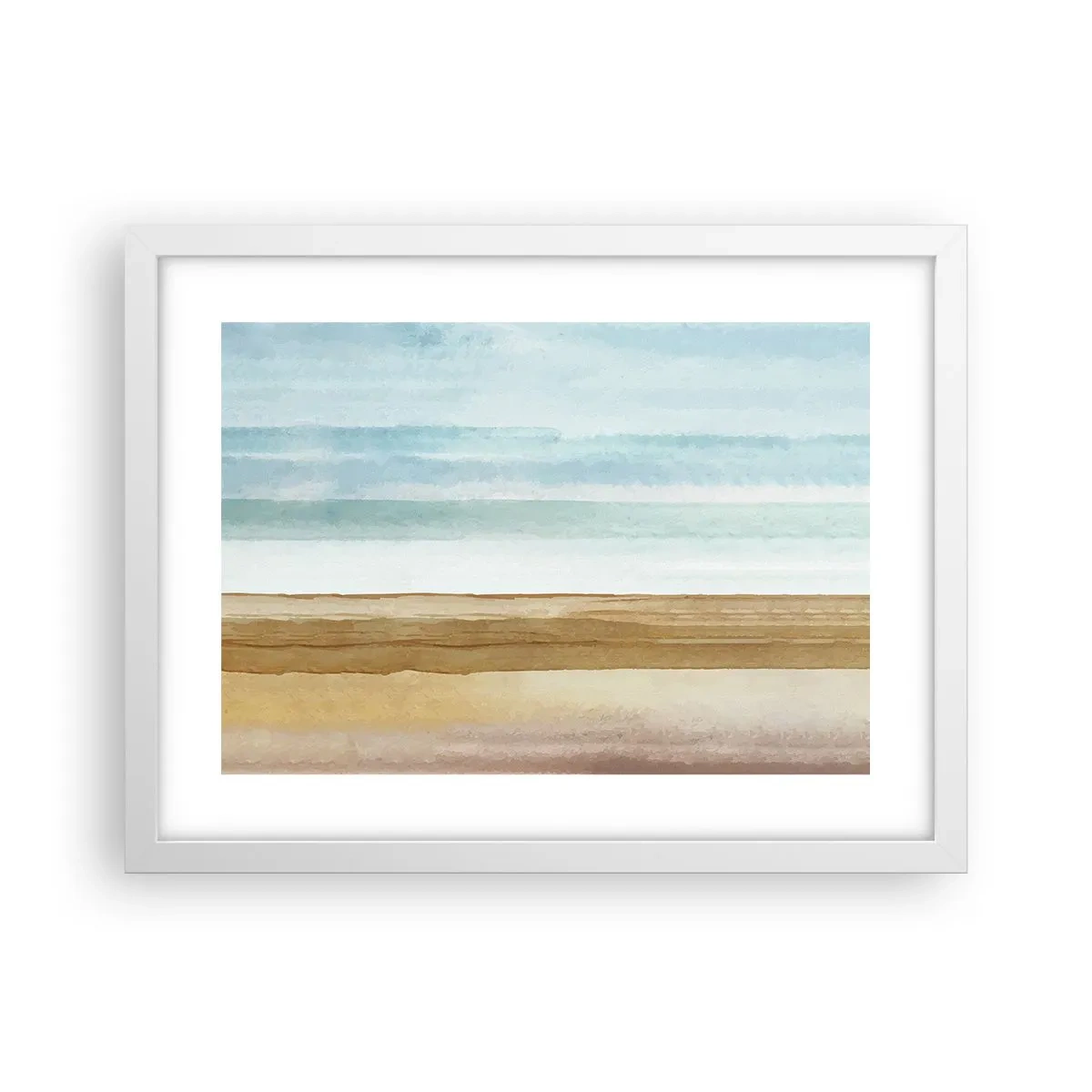 Poster în ramă albă - Serenitate - 40x30 cm