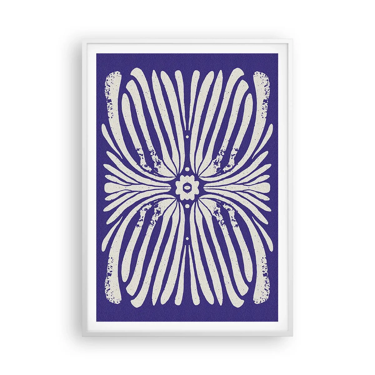 Poster în ramă albă - Inspirații etnice - 70x100 cm