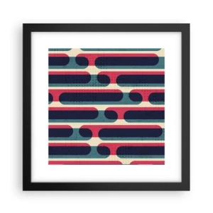 Poster în ramă neagră - Înăuntru și înainte - 30x30 cm