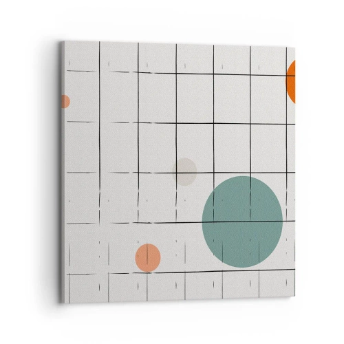 Tablou pe pânză - În capcană. Noi sau ele? - 70x70 cm