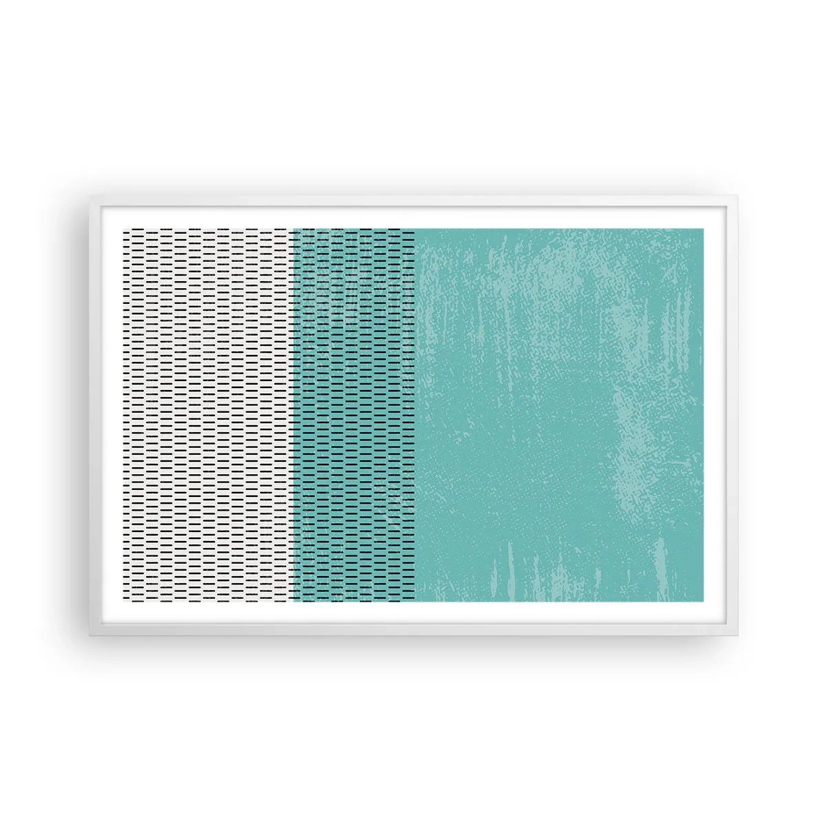 Poster în ramă albă - Compoziție echilibrată - 91x61 cm