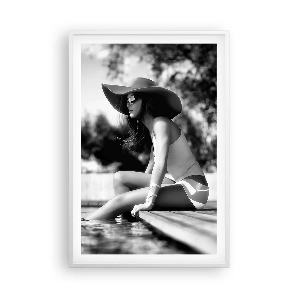 Poster în ramă albă - Vis de vară - 61x91 cm