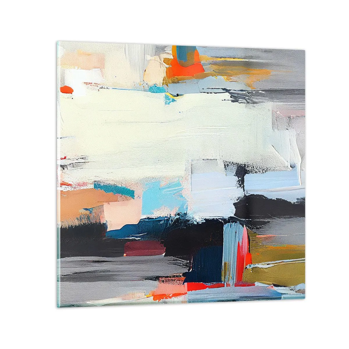 Tablou pe sticlă - Există o metodă? - 40x40 cm