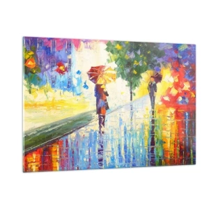 Tablou pe sticlă - Și totul este clar - 120x80 cm