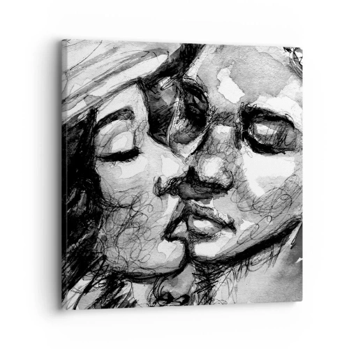 Tablou pe pânză - Un moment de tandrețe - 30x30 cm