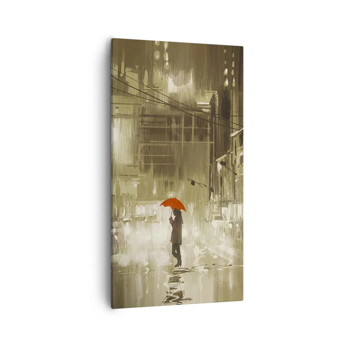Tablou pe pânză - Singură, dar nu singuratică - 55x100 cm