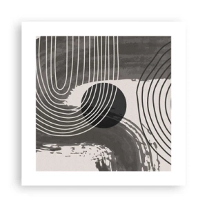 Poster - Ovalul câștigă - 40x40 cm