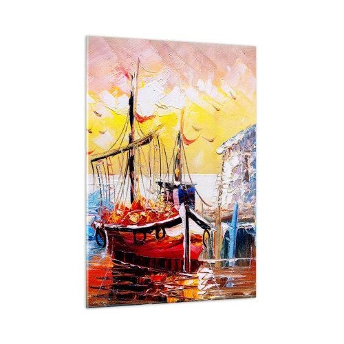 Tablou pe sticlă - Întoarcere fericită - 50x70 cm