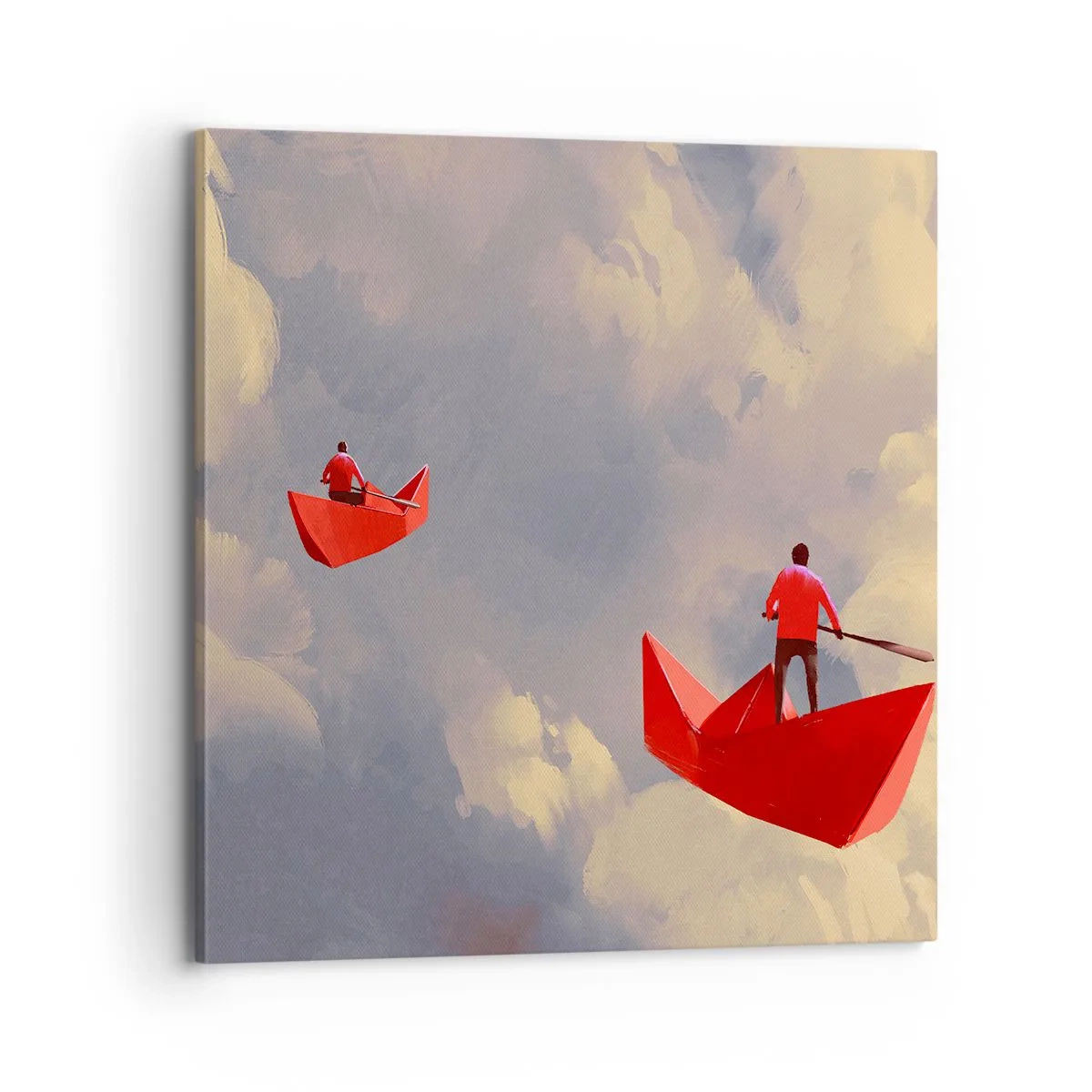 Tablou pe pânză - Expediția visătorilor - 70x70 cm