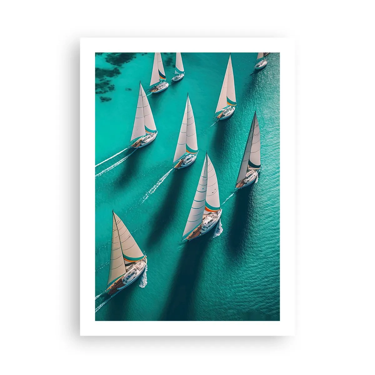 Poster - Cursa cu vântul - 50x70 cm