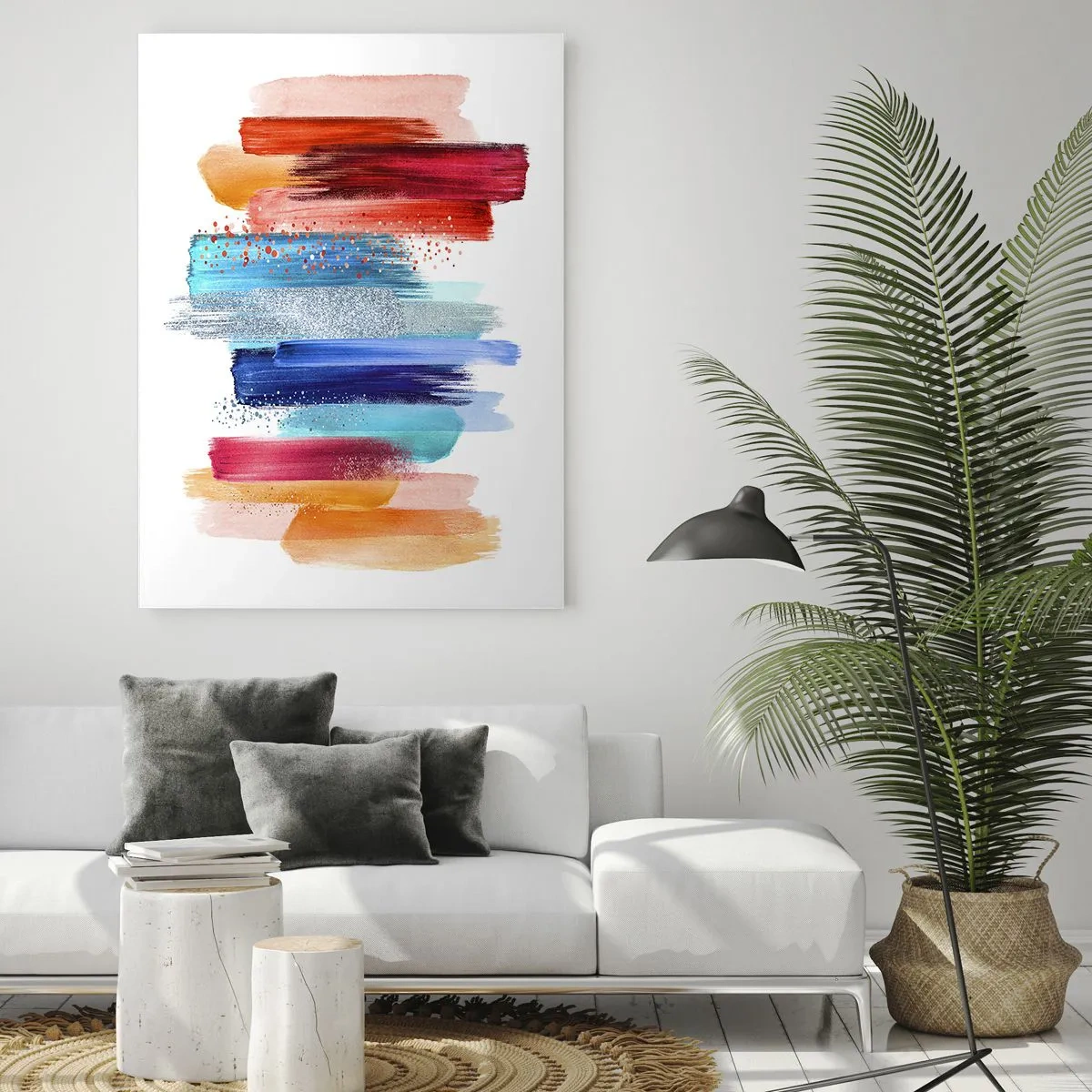 Tablou pe sticlă - Sus și jos  - 80x120 cm