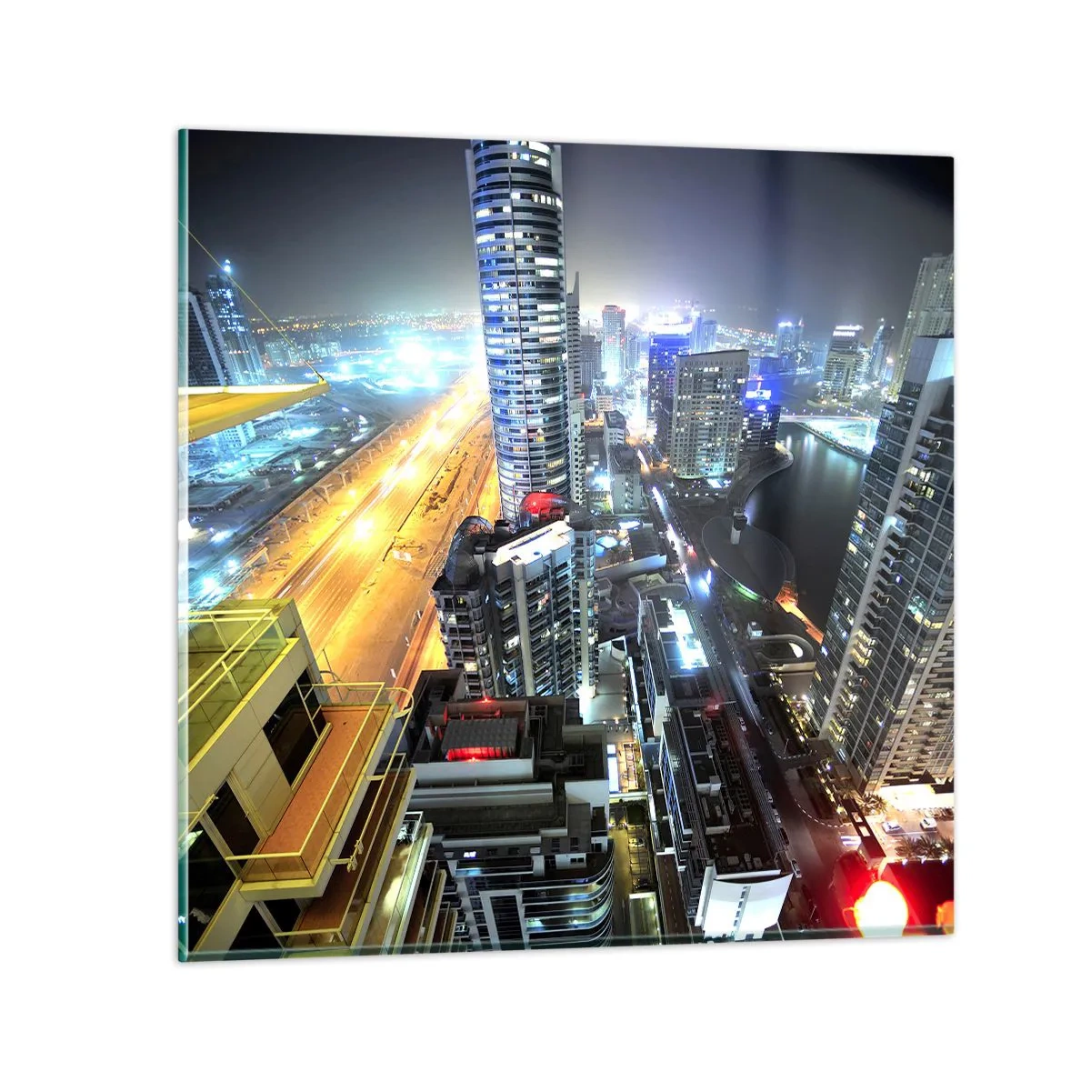 Tablou pe sticlă - Un miracol în deșert - 70x70 cm