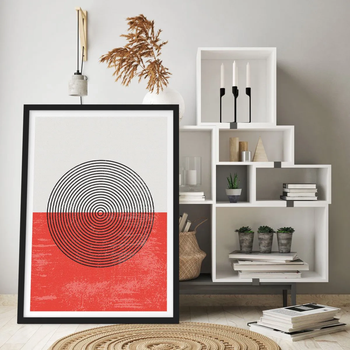 Poster în ramă neagră - Direct la subiect - 40x50 cm