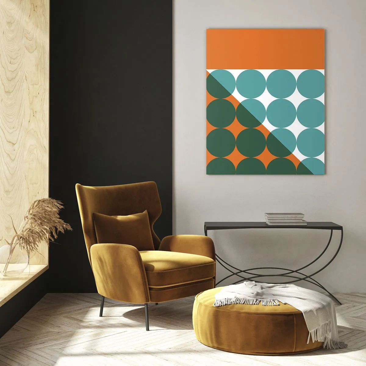 Tablou pe sticlă - Sus și pe diagonală - 50x70 cm