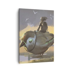 Tablou pe pânză - O oprire într-o călătorie fantastică - 50x70 cm