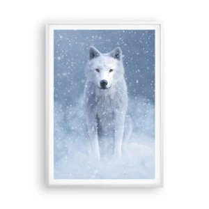 Poster în ramă albă - În stil de iarnă - 70x100 cm