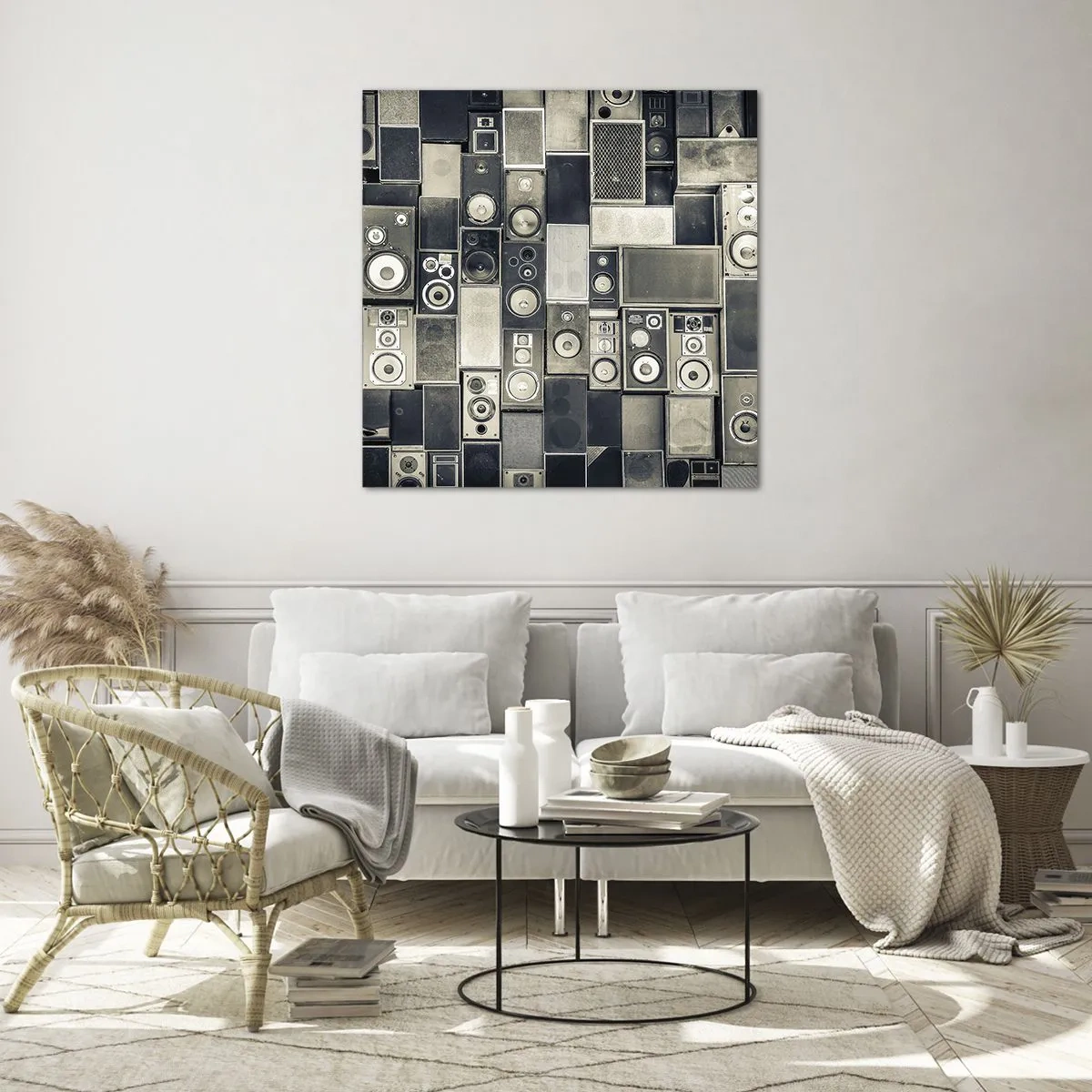 Tablou pe sticlă - Și totul este în regulă - 40x40 cm