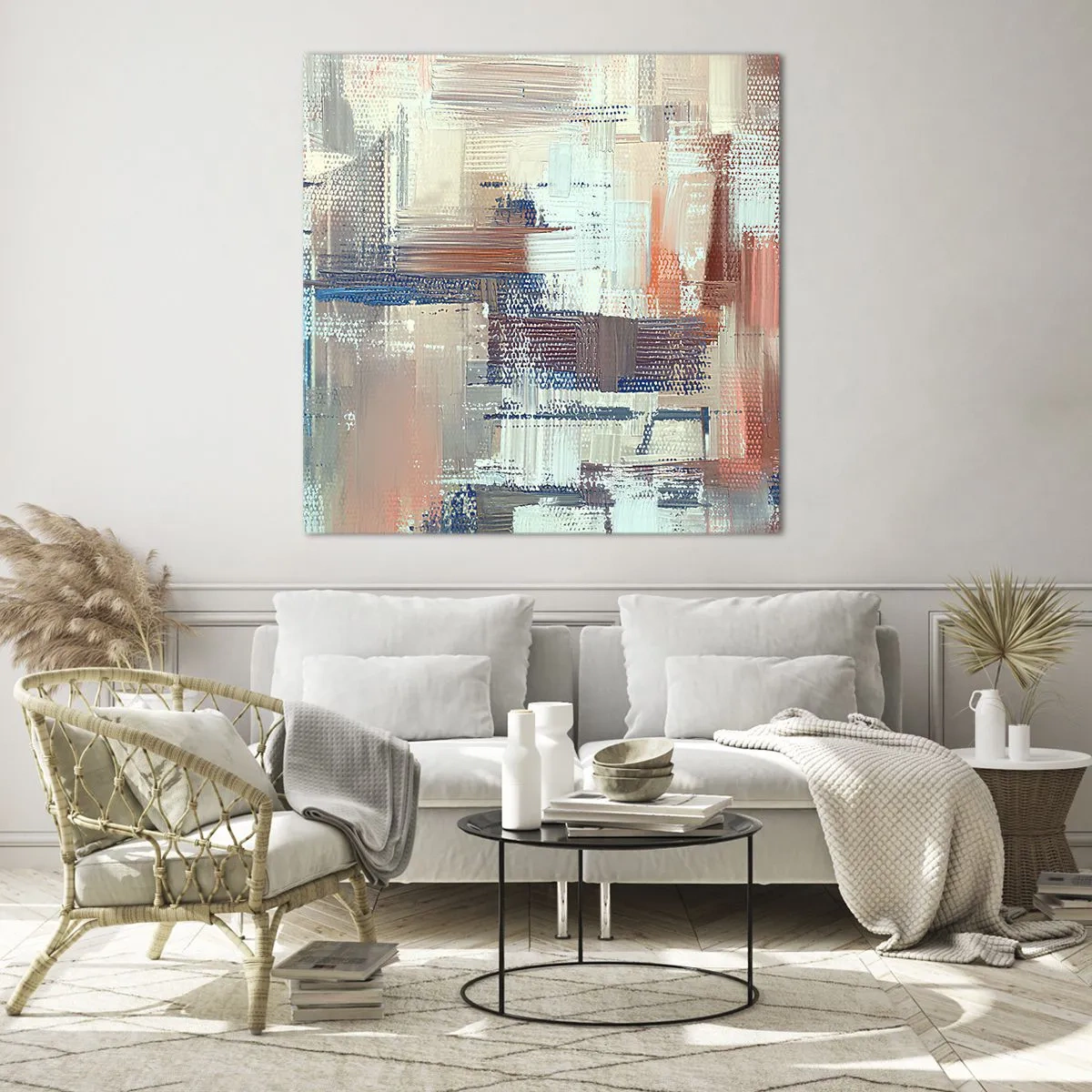 Tablou pe sticlă - Întinde-te spre lumină - 50x50 cm