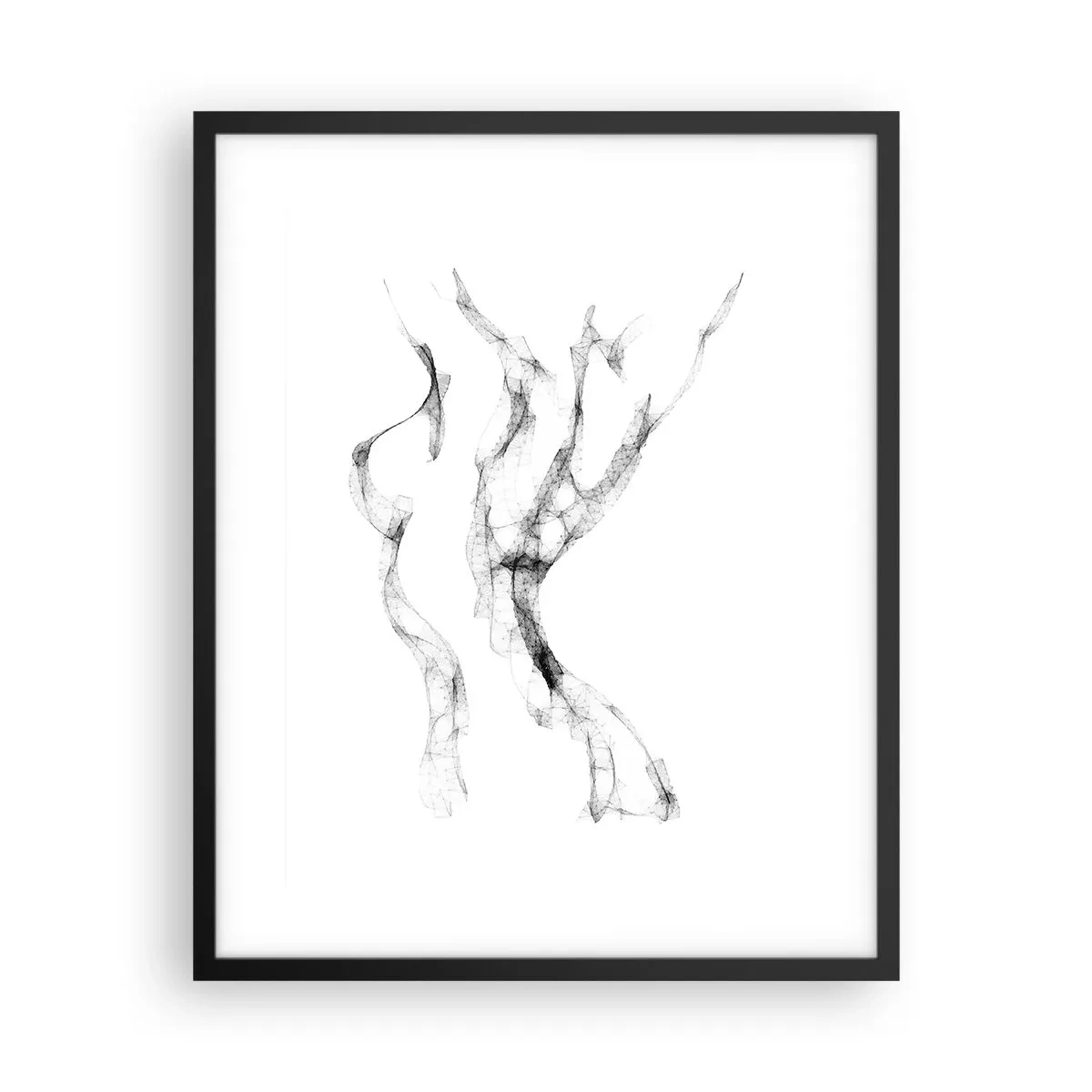 Poster în ramă neagră - Frumoasa și puternică - 40x50 cm