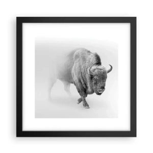 Poster în ramă neagră - Regele preriilor - 30x30 cm
