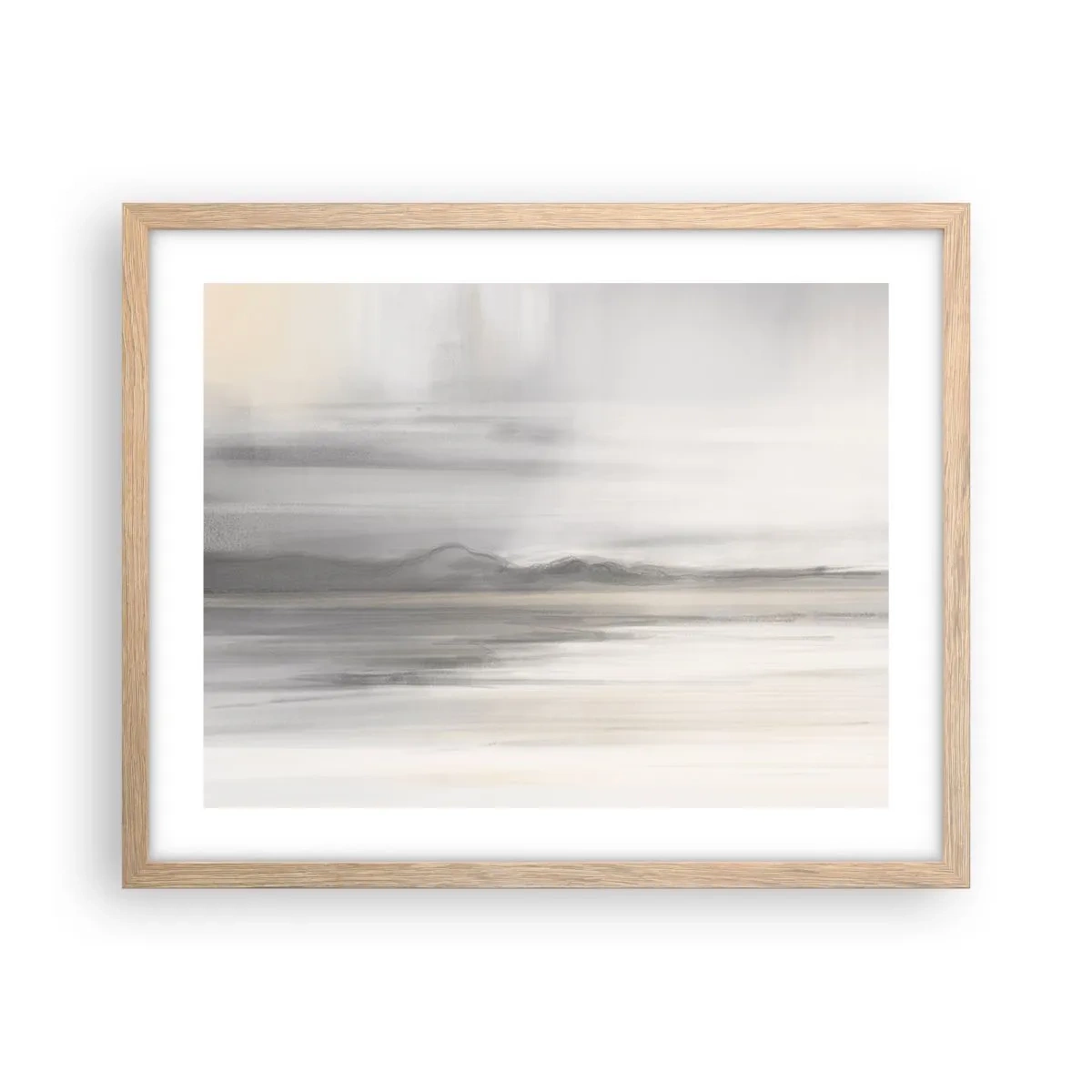 Poster în ramă de stejar deschis - Gândul îndepărtat - 50x40 cm