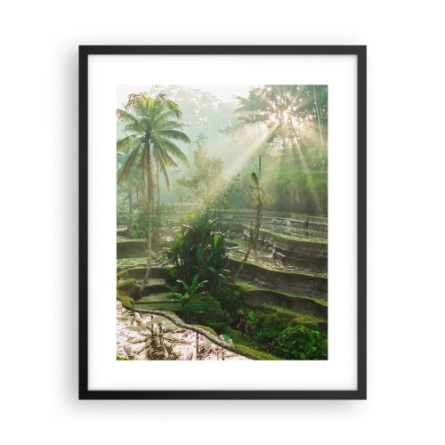 Poster în ramă neagră - Crescând la soare - 40x50 cm