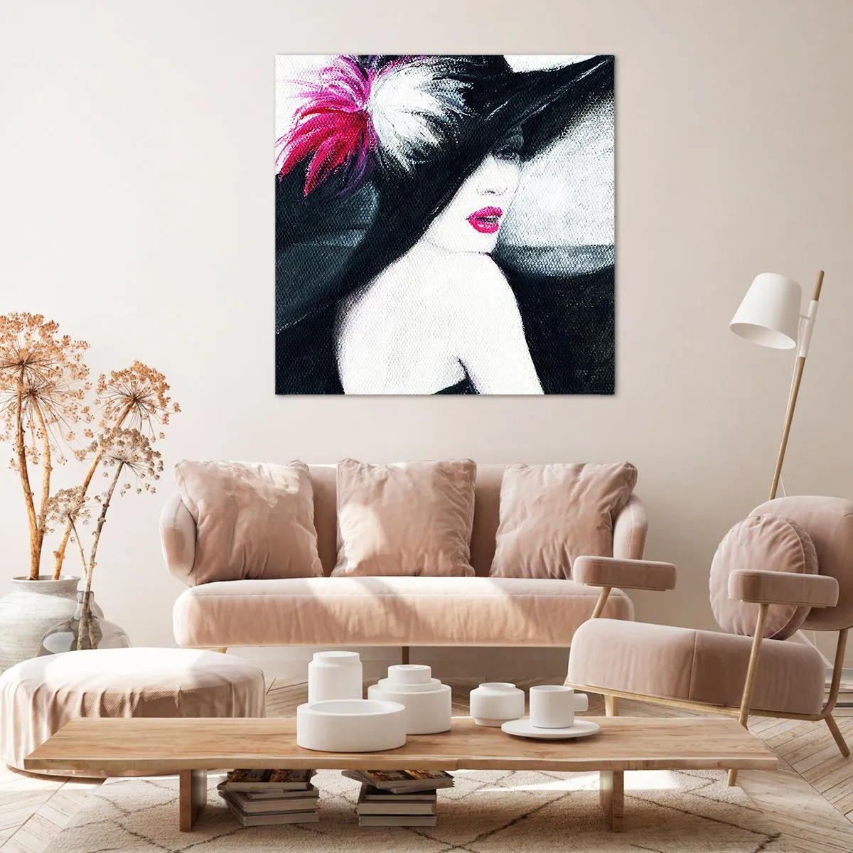 Tablou pe pânză - Întotdeauna un mister - 40x40 cm