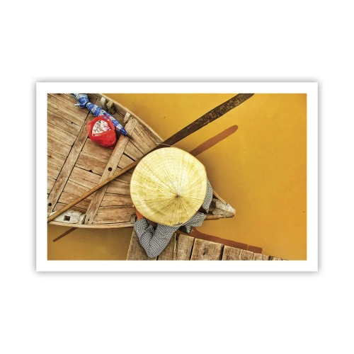 Poster - Viața pe râul galben - 91x61 cm