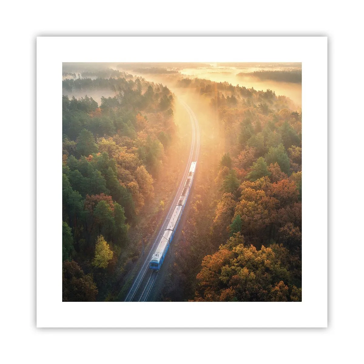 Poster - Călătorie de toamnă - 40x40 cm