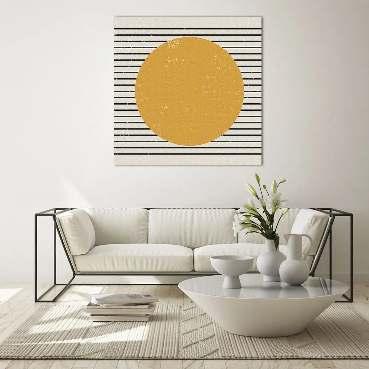 Tablou pe sticlă - Puterea simplității - 40x40 cm