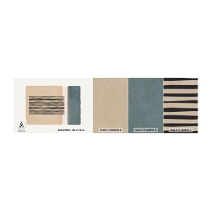 Mostră tapet Premium Sand - Totul este în regulă - Abstracția, Grafică, Minimalism - 100x30 cm