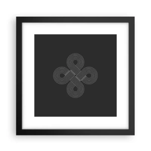 Poster în ramă neagră - În spirit celtic - 30x30 cm