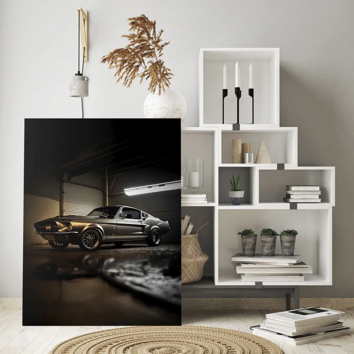 Tablou pe sticlă - Înapoi în trecut - 70x100 cm