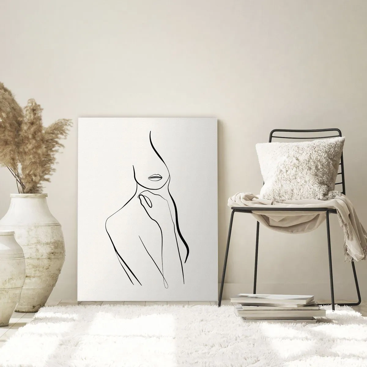 Tablou pe sticlă - Val de melancolie - 50x70 cm