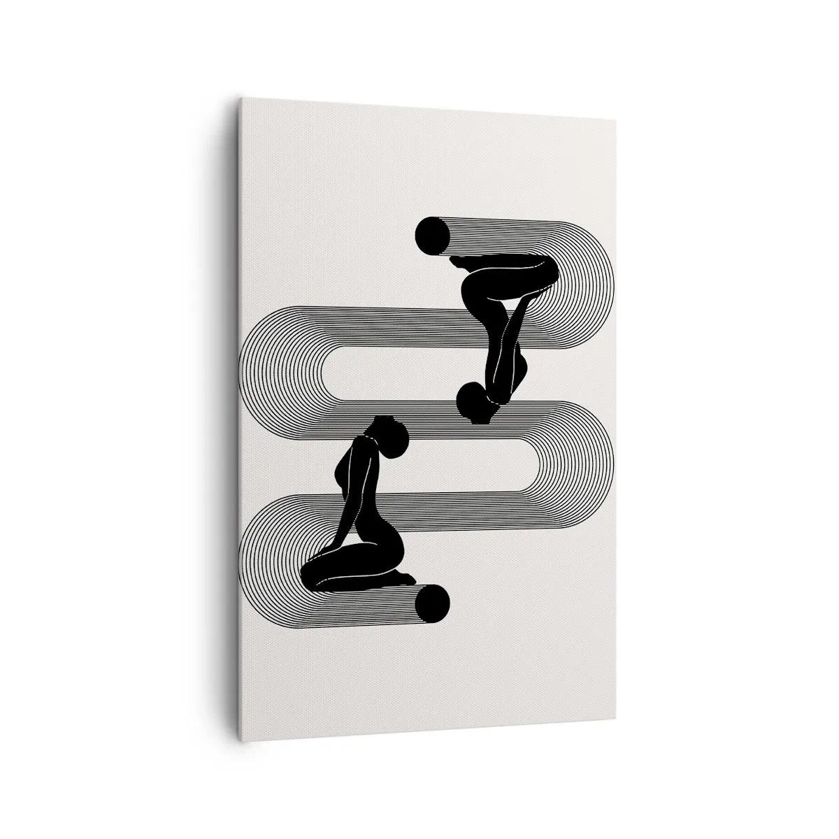 Tablou pe pânză - Simetrie senzuală - 80x120 cm